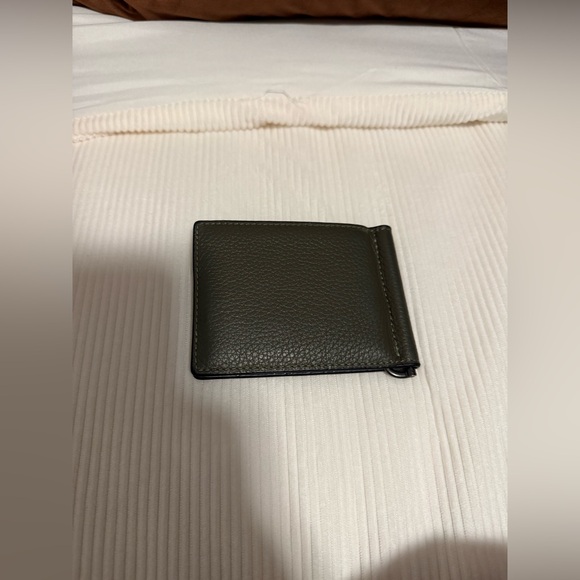 Green Coach Slim Money Clip Billfold Wallet - Picture 5 of 5